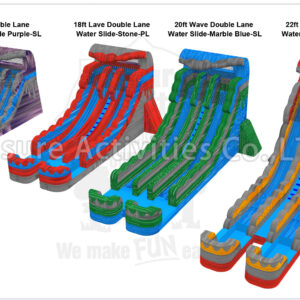 22ft wave double lane water slide marble purple ii rpl 22ft wave double lane water slide marble purple ii rpl