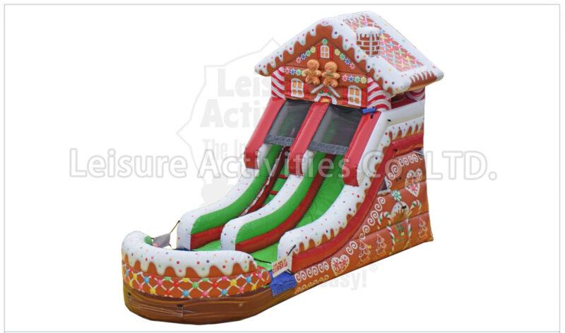 16ft single lane water slide green oasis sl (copy)