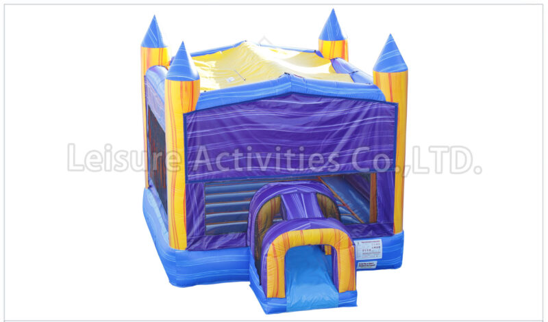 14ft multi theme misting castle bounce marble