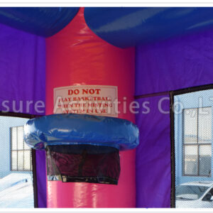 14ft multi theme misting castle bounce marble