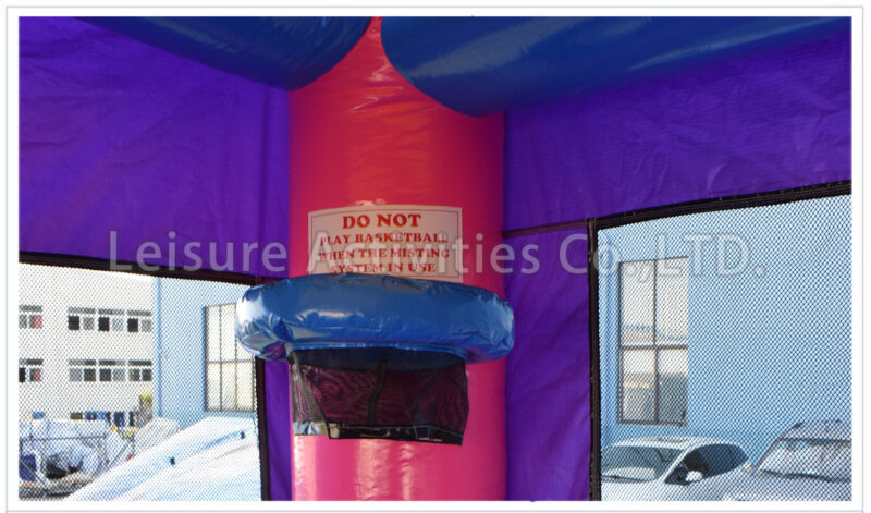 14ft multi theme misting castle bounce marble