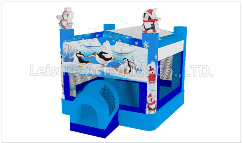 14ft multi theme penguin bounce