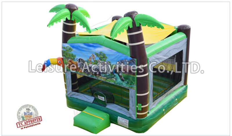 14ft multi theme jungle bounce