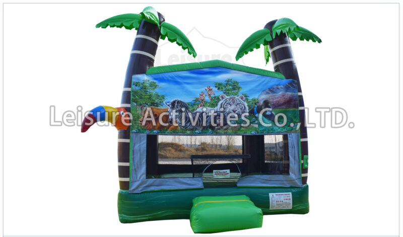 14ft multi theme jungle bounce