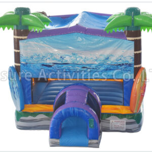 14ft multi theme misting bounce cowabunga