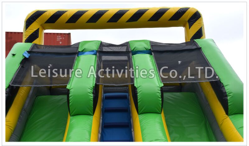 15ft double lane water slide caution sl