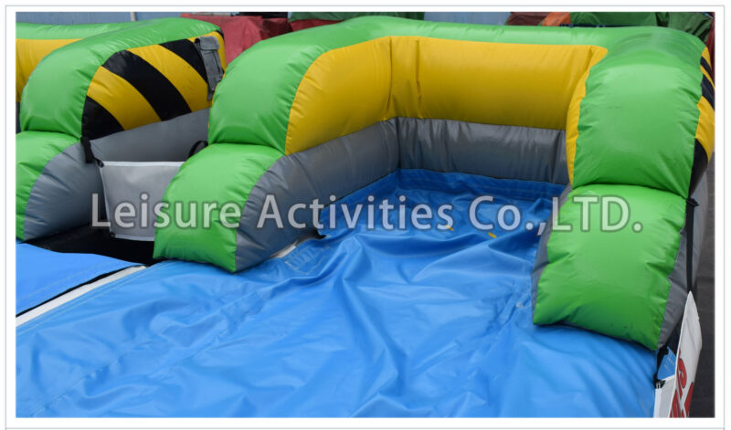 15ft double lane water slide caution sl