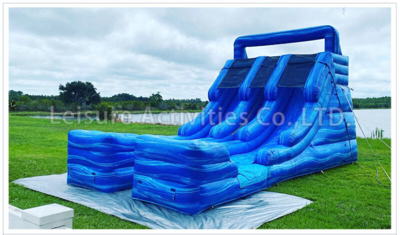 15ft double lane water slide caution sl (copy)