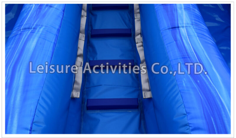 15ft double lane water slide marble blue sl