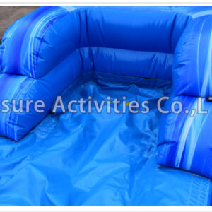 15ft double lane water slide marble blue sl