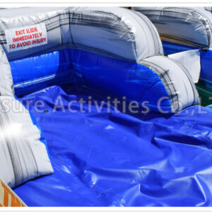 16ft double lane water slide tropical sl