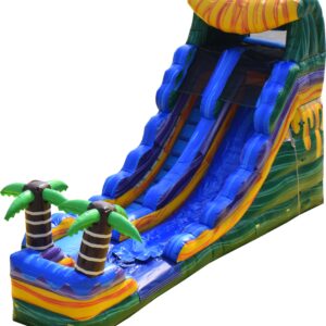 16ft Single Lane Water Slide-Green Oasis-SL-1