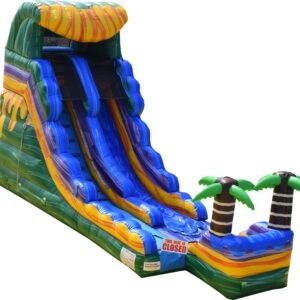 16ft Single Lane Water Slide-Green Oasis-SL-2