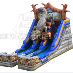 16ft double lane water slide alligator swamp sl 16ft double lane water slide alligator swamp sl