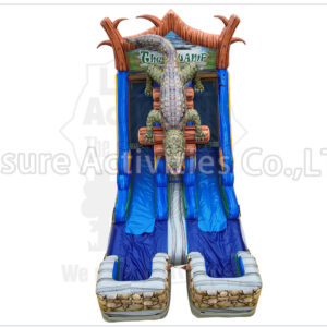 16ft double lane water slide alligator swamp sl 16ft double lane water slide alligator swamp sl