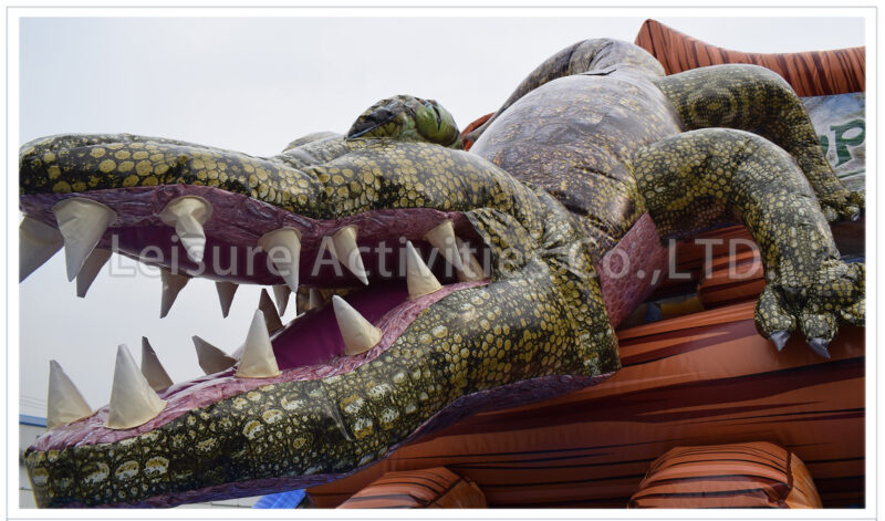 16ft double lane water slide alligator swamp sl