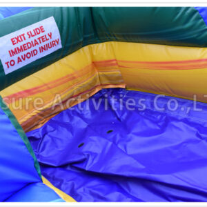 16ft multi theme double lane water slide marble purple sl