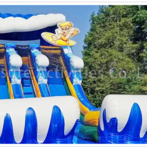 16ft double lane water slide surf time sl