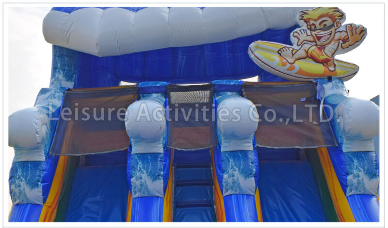 16ft double lane water slide surf time sl
