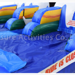 16ft double lane water slide surf time sl