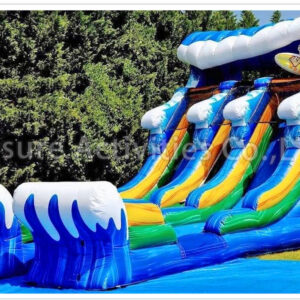 16ft double lane water slide surf time sl