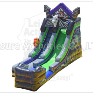 16ft single lane water slide halloween sl