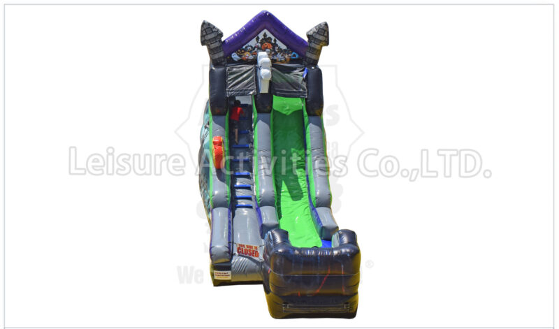 16ft single lane water slide halloween sl