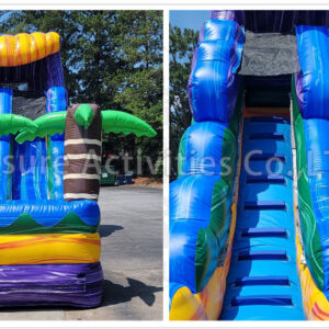 16ft single lane water slide purple oasis sl