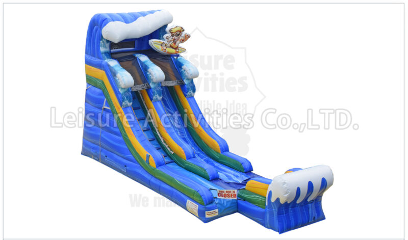 16ft single lane water slide surf time sl