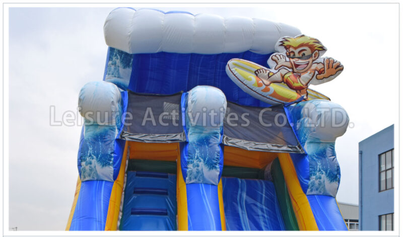 16ft single lane water slide surf time sl