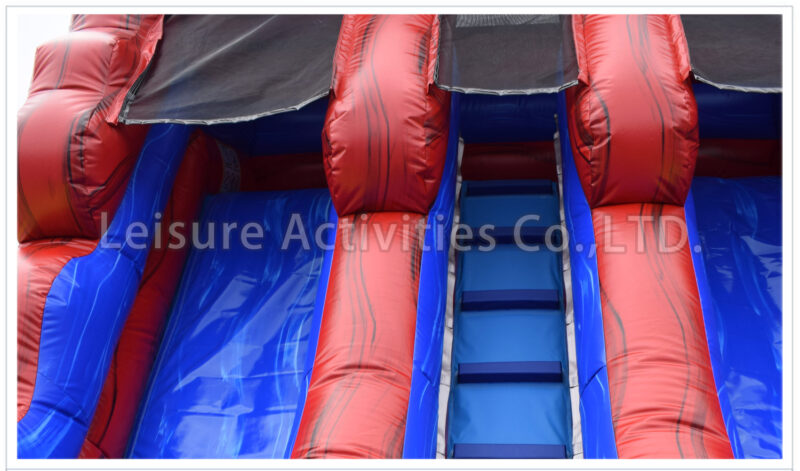 16ft lava double lane water slide stone sl
