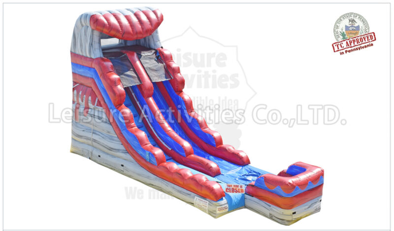 16ft lava double lane water slide stone sl (copy)