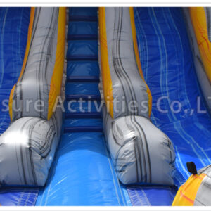 16ft volcano double lane water slide marble red sl