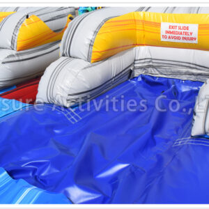 16ft volcano double lane water slide marble red sl