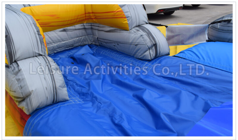 16ft volcano single lane water slide marble red ii sl