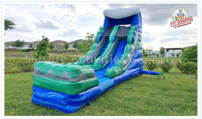 16ft wave double lane water slide marble purple sl (copy)