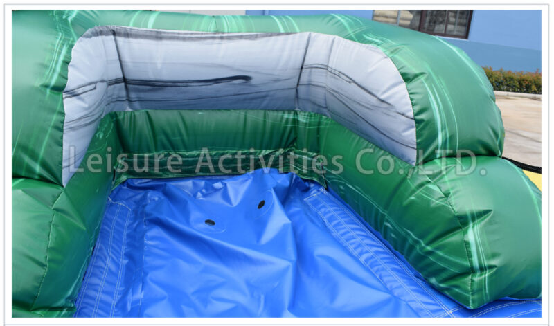 16ft wave single lane water slide marble blue ii sl