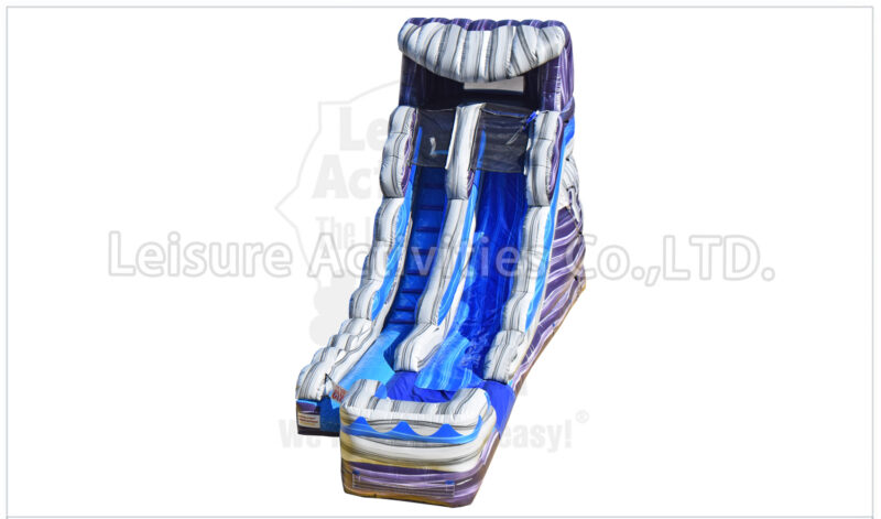16ft wave single lane water slide marble blue ii sl (copy)