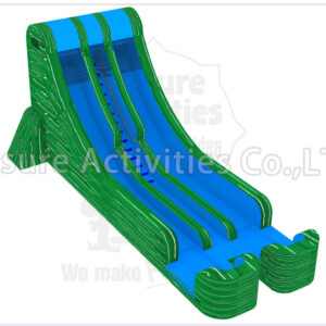 18ft double lane water slide caution sl (copy)