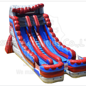 18ft lava double lane water slide stone rpl