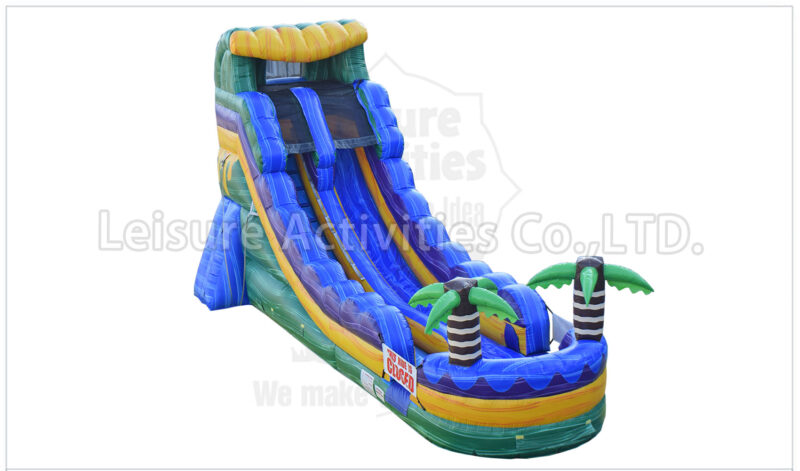 18ft lava single lane water slide stone rpl (copy)