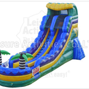 18ft single lane water slide green oasis rpl 18ft single lane water slide green oasis rpl
