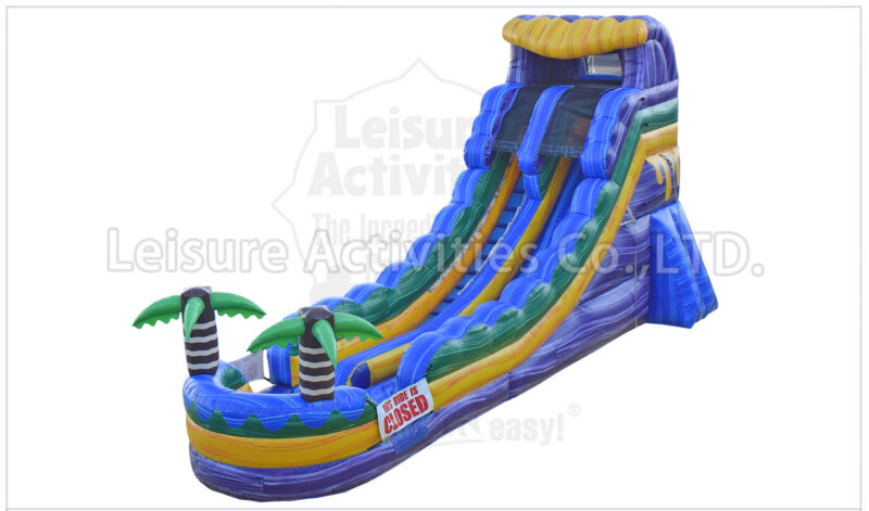 18ft single lane water slide green oasis rpl (copy)
