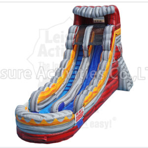 18ft volcano single lane water slide marble red rpl 18ft volcano single lane water slide marble red rpl