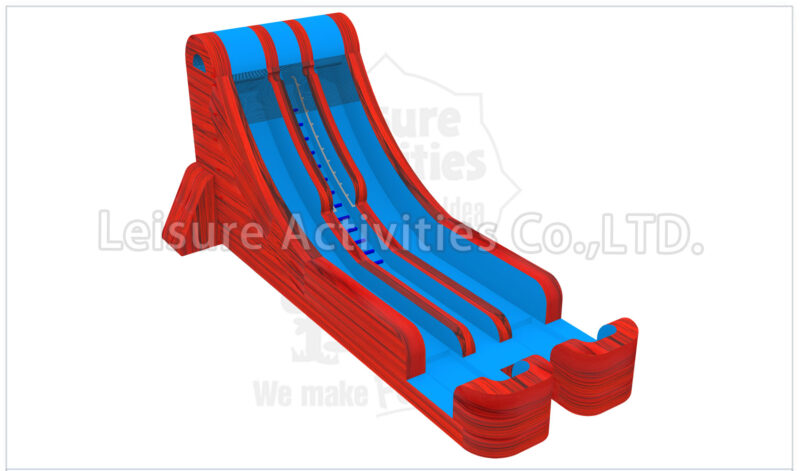 18ft double lane water slide marble green sl (copy)