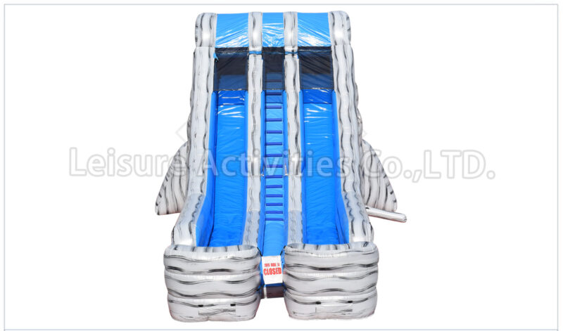 18ft double lane water slide marble red sl (copy)