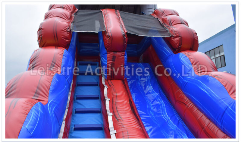 18ft lava single lane water slide stone rpl