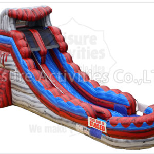 18ft lava single lane water slide stone rpl
