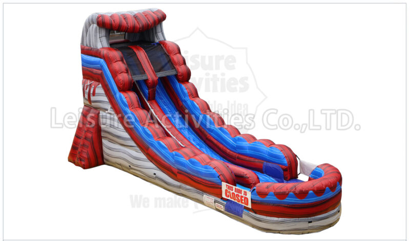 18ft lava single lane water slide stone rpl