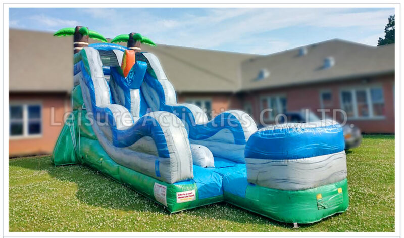 18ft tropical double lane water slide ii rpl (copy)